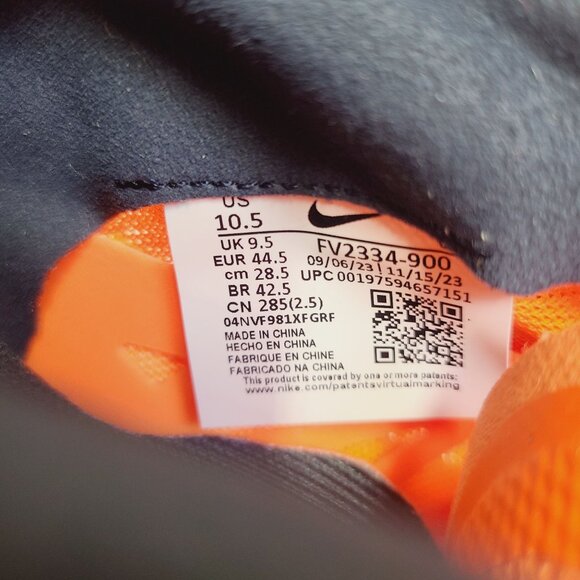 NEW Nike Zoom Rival SD 4 Track & Field Throwing Shoes FV2334-900 Size 10.5 Orang main image 8